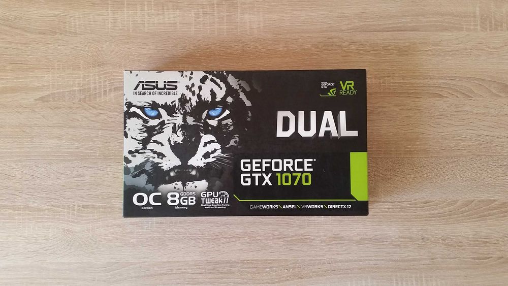 Karta graficzna Asus GeForce GTX1070 OC 256Bit