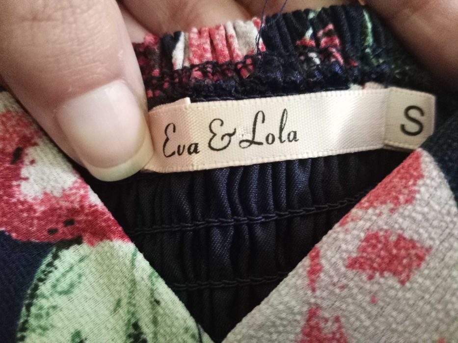Vestido alças florido