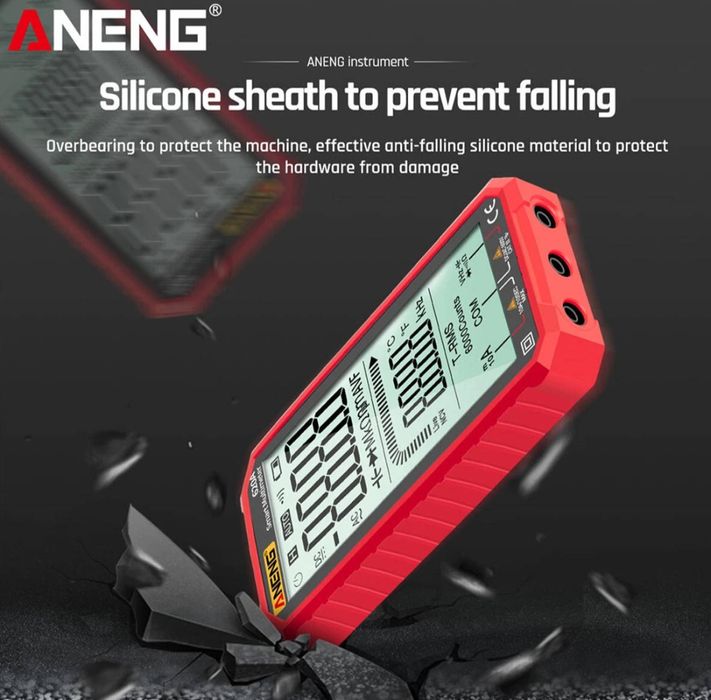 Мультиметр Aneng 620A 600V, 10A, NCV, LCD 3 підсвіткою, smart режим