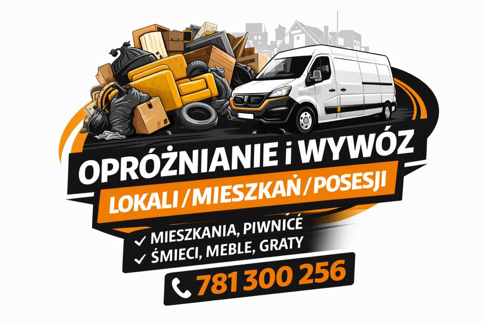 Opróżnianie mieszkań / piwnic / garaży / posesji - wywóz mebli – Łódź