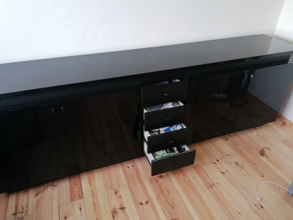 Design Armario moderno preto 2,60 m