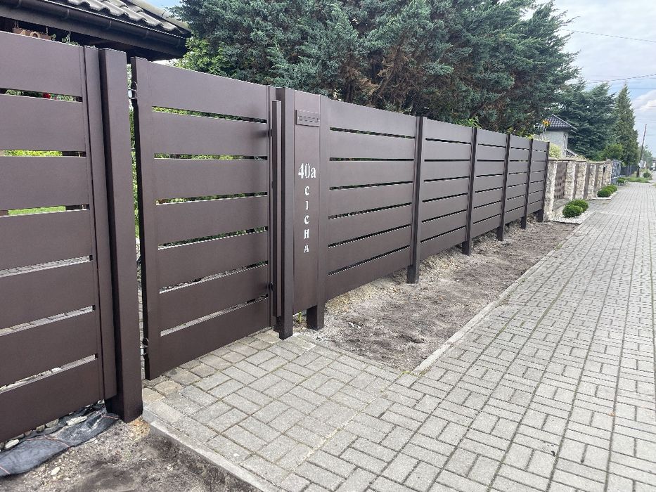 Ogrodzenie Palisadowe - Bramy - Furtki