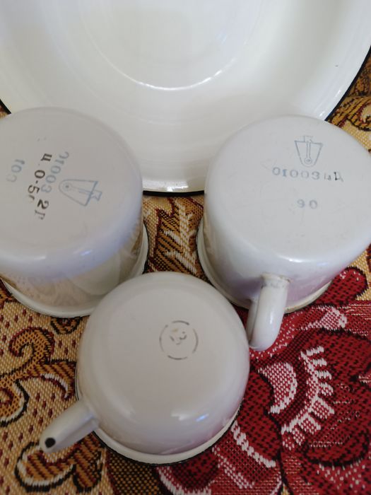 Винтажная эмалированная посуда времён ссср