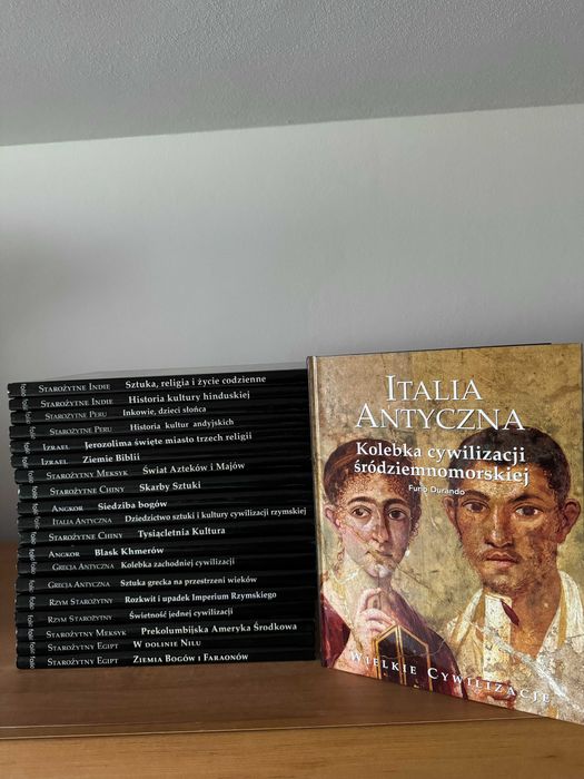 Zestaw książek- Serie historyczne "Folio" cywilizacje świata 20 tomów
