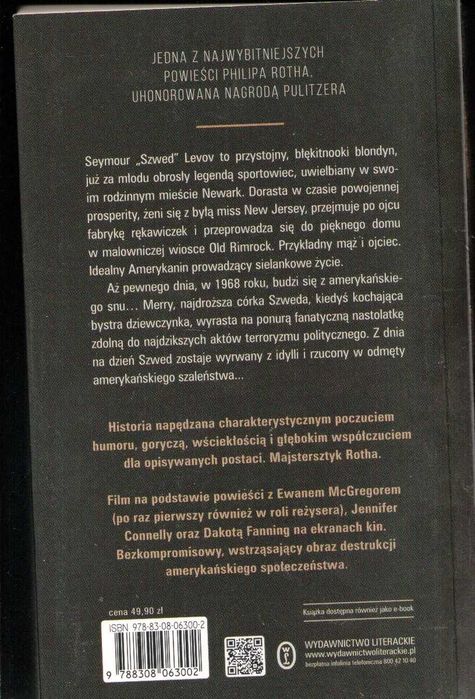 Amerykańska sielanka Philip Roth