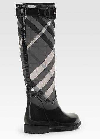 Burberry logowane kalosze  36