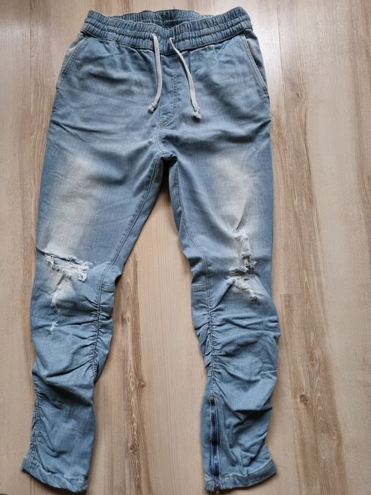 *Fajne*Spodnie Męskie ze Sznureczkiem H&M rozm.32 Rozciągliwe