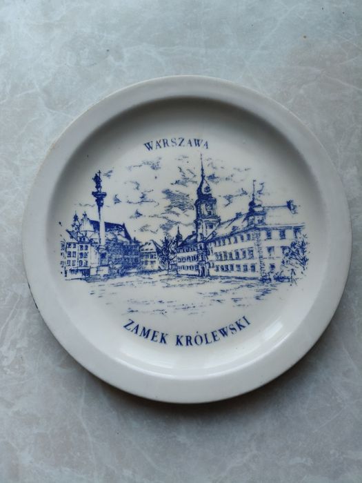 Talerz zamek królewski Warszawa 1 szt