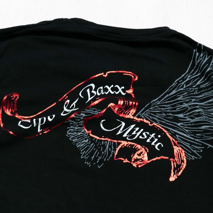 Cipo&Baxx affliction style t-shirt L/XL slim dopasowana y2k ed hardy
