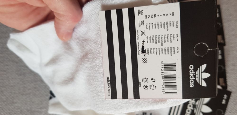 Skarpetki stopki męskie Adidas 41 - 46 Nowy