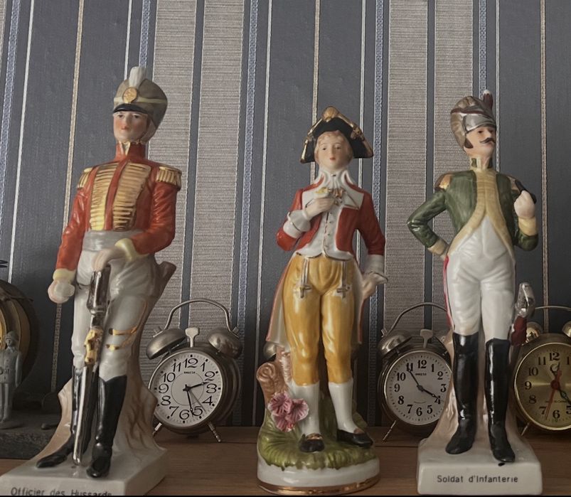 Фарфорові статуетки Солдати офіцери Наполеонівські війни