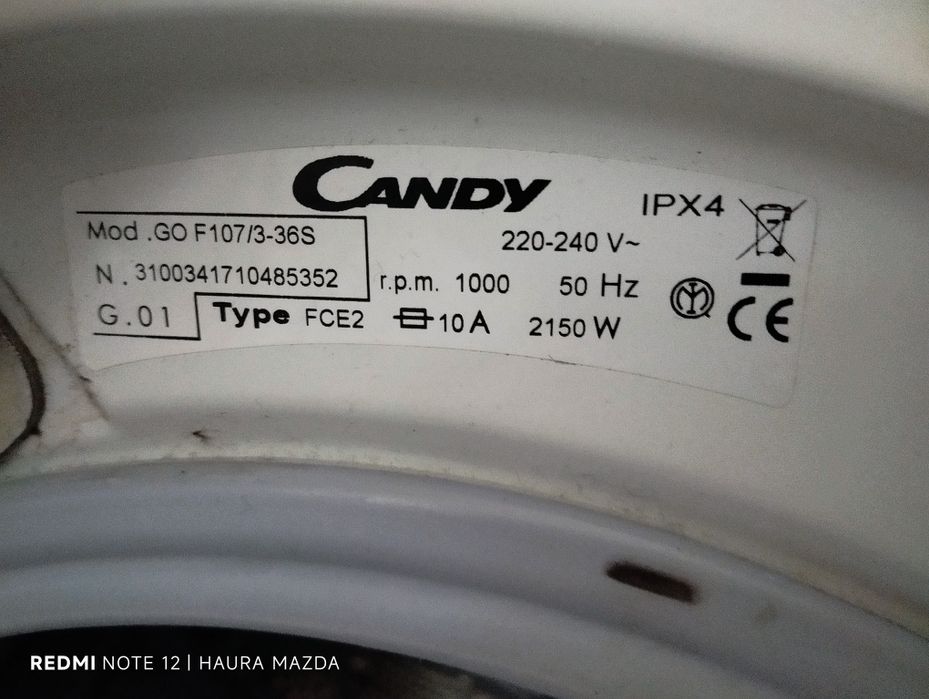 Peças máquina lavar Candy