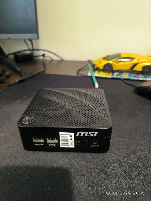 Безшумний Міні-ПК MSI Cubi N (4-ядра / 4GB RAM / 120GB SSD + VESA)
