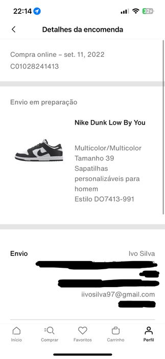 Nike Dunk Low - By You black-white