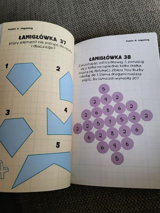 Łamigłwki dla dzieci "ćwicz swój mózg"