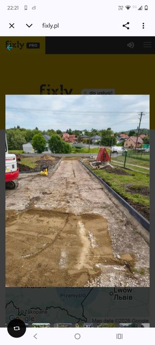 Usługi  Minikoparka  wywrotka  wykopyKorytowanie  wywóz ziemi