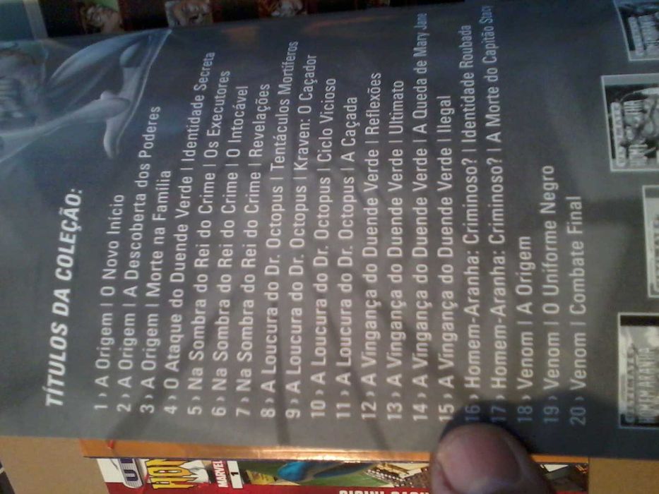 bd homem aranha coleçao