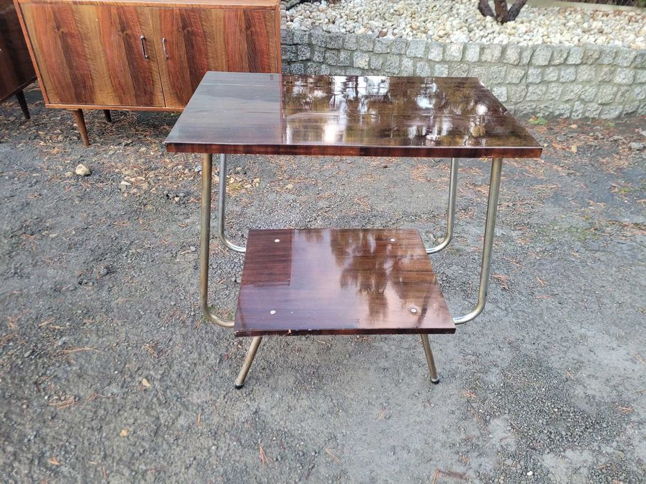 Polski Stolik Tulipan Lata 60 Design Modern Bauhaus Loft Vintage
