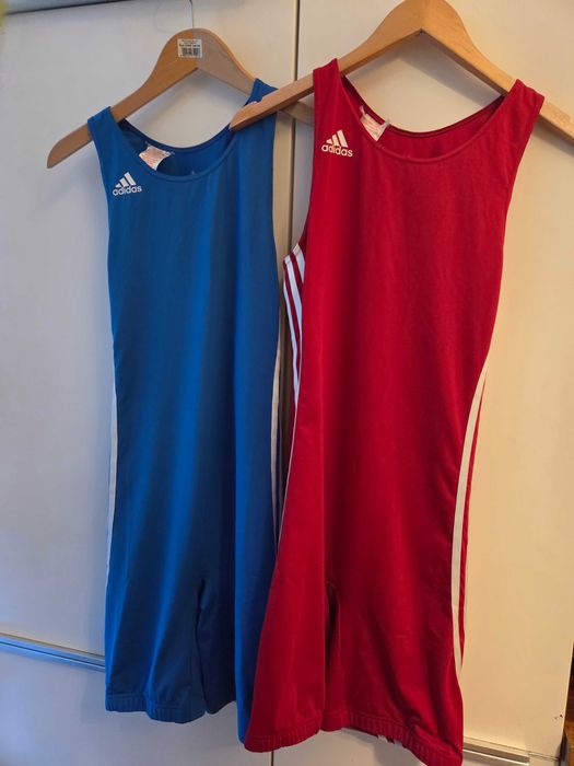 Trykot zapasy wrestling 176 xl 15-16 lat) komplet adidas