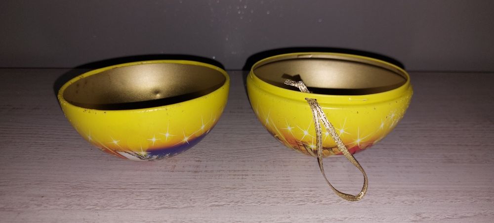 Kula Boże Narodzenie Mikołaj pudełko ozdoba