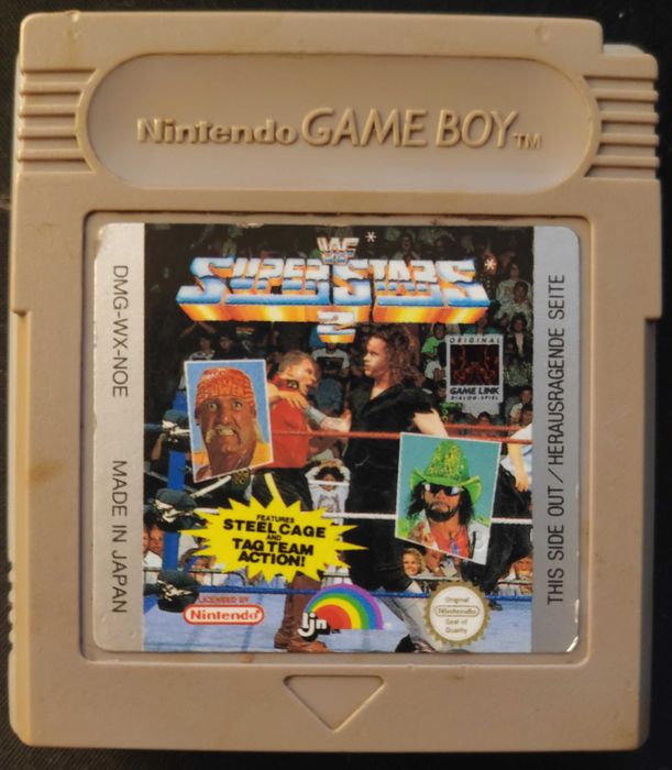 Gra Gameboy WRESTLING WWF Superstars 2 | Oryginał z 1992!