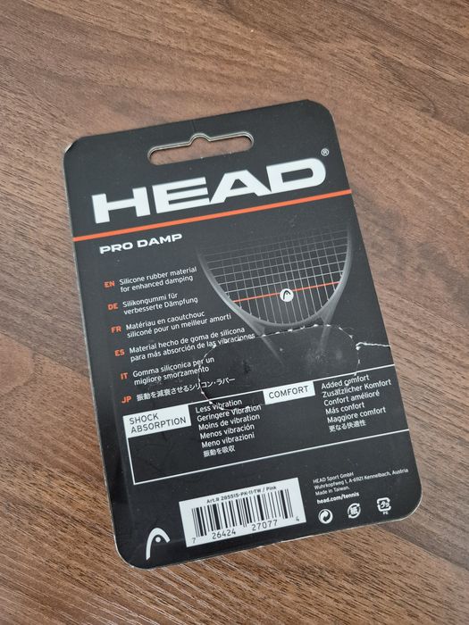 Antivibradores Head Pro para Raquete de Ténis – Edição Novak Djokovic

Estado: Novo. A embalagem foi aberta, mas os antivibradores nunca foram utiliza