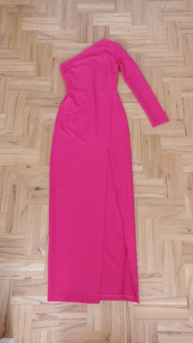 Sukienka maxi różowa Vesper wesele studniówka