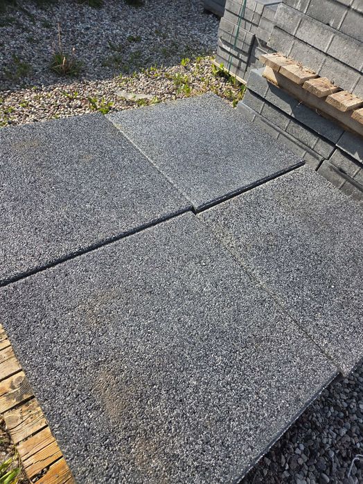 Płyta 50x50x7 szlachetna, płukana, melanż antracyt, Okazja !