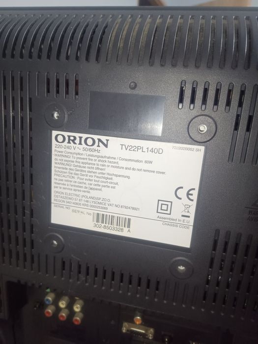 Telewizor Orion 22 cale  +dekoder DVB-T 2