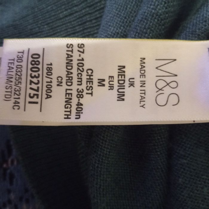 Кофта M&S размер М made in Italy
