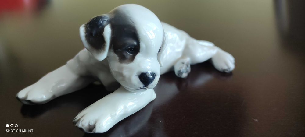 Rosenthal Theodor Karnet szczeniak figurka porcelanowa