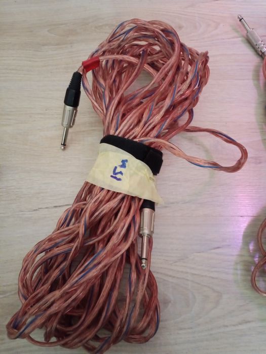 Kable glosnikowe "jack-jack" 2x2,5 i 2x1.5