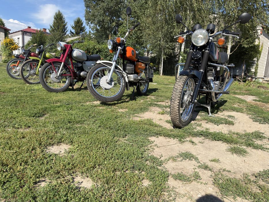 Kolekcja motocykli WSK Jawa Romet Komar motorynka