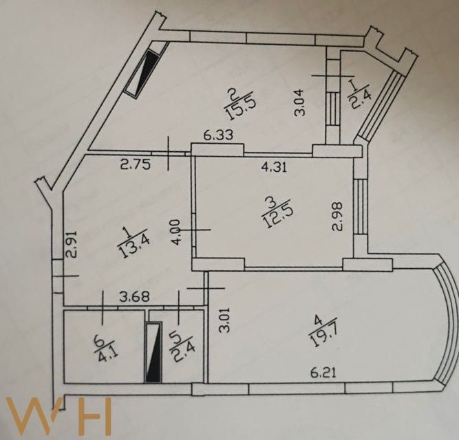 Продаж 2-кім., 70 м², вул. Новопольова 2, ЖК «Family & Friends», Без %