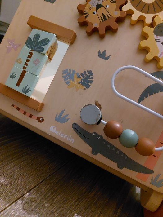 Chodzik elefun drewniany pchacz z przodu tablica