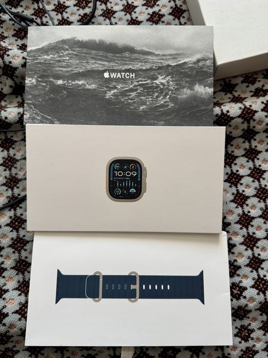 Продам Apple Watch Ultra 2 49mm Titanium Blue Ocean Band(GPS+Cellular)