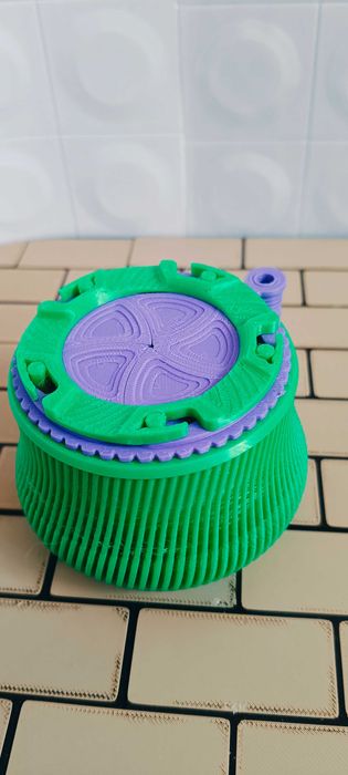 Iris Box | Mechaniczna Szkatułka z Otwieraną Przesłoną | Druk 3D