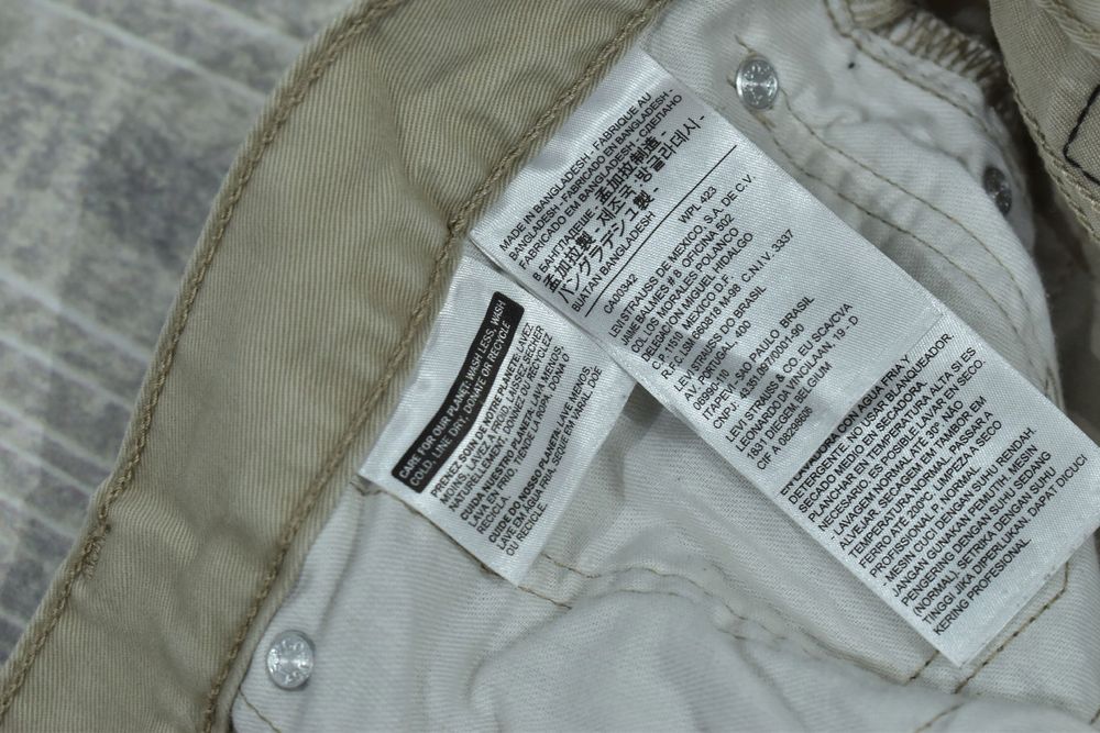 Levis 514 Męskie Spodnie Jeansowe Jeansy W34 L32