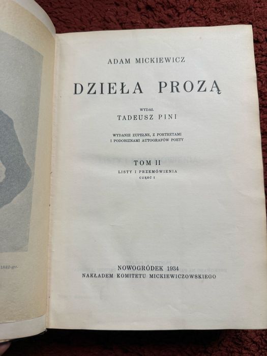Adam Mickiewicz 3 tomy 1933