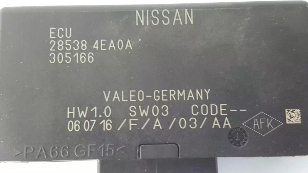 MODULO ELECTRONICO NISSAN QASHQAI II TODO TERRENO, FECHADA 2016 -285384EA0A