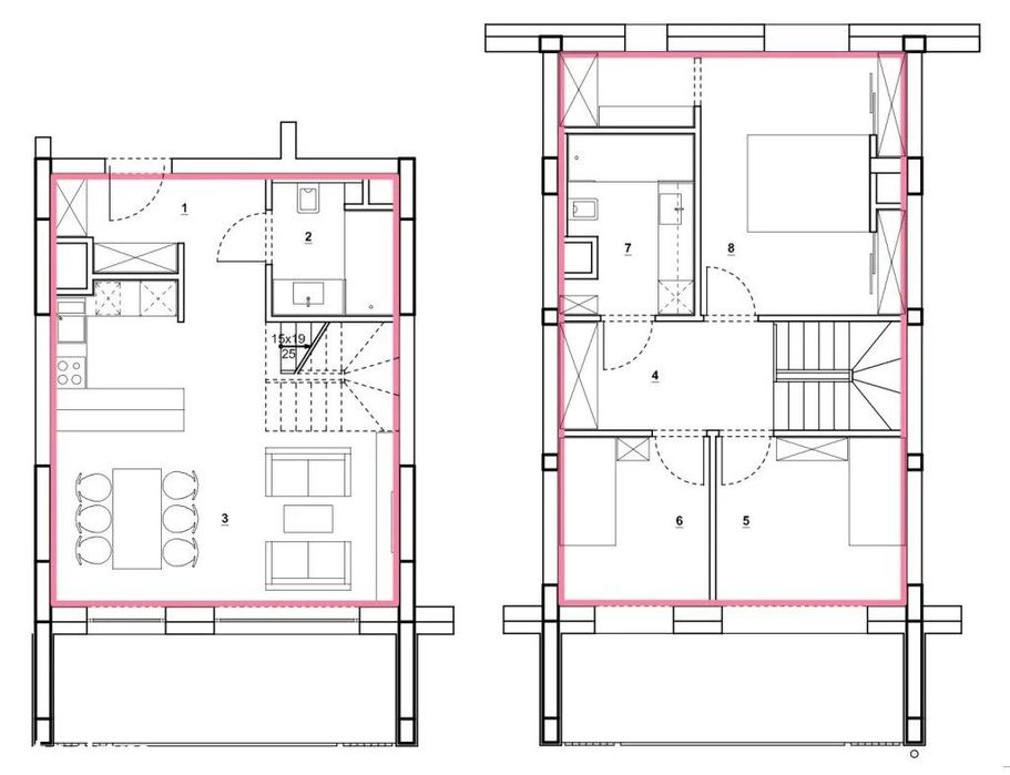 Dwupoziomowe mieszkanie z balkonem w Rzeszowie