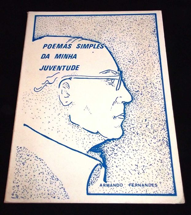Livro Poemas simples da minha juventude Armando Fernandes Autografado