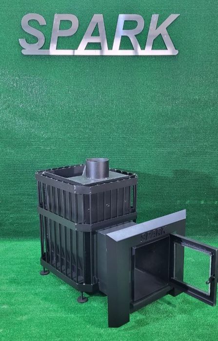 Піч для лазні, сауни, чан.