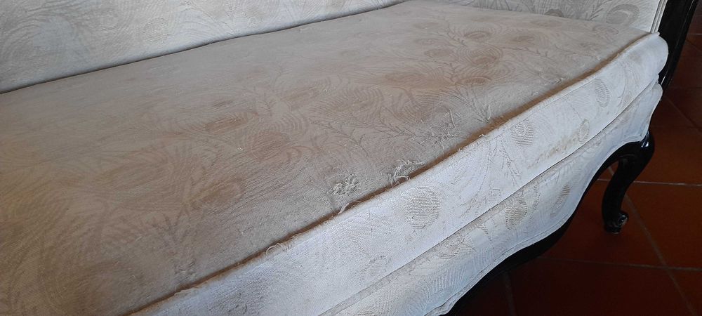 2 sofás vintage estilo Louis Honey