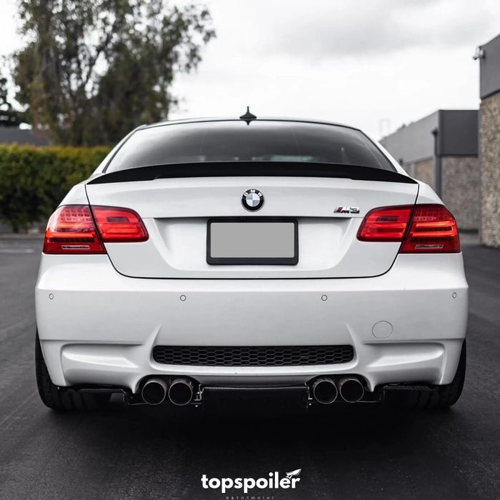 Спойлер накладка лип сабля БМВ BMW 3 E92 2006-2010 стиль M