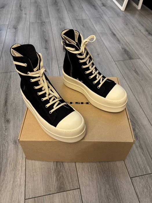 ゆう　DRKSHDW SNEAKS 43 Rick Owens Оригинал Rick Owens DRKSHDW Double Bumper Sneaks 42 - 43