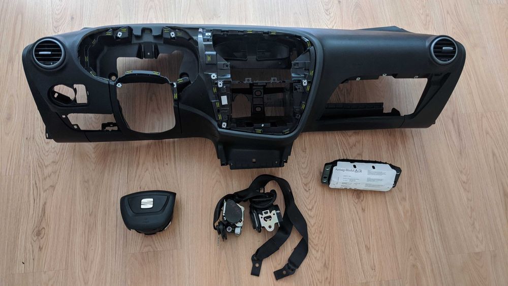 Conjunto Kit Airbags Tablier Seat Leon 2 Original