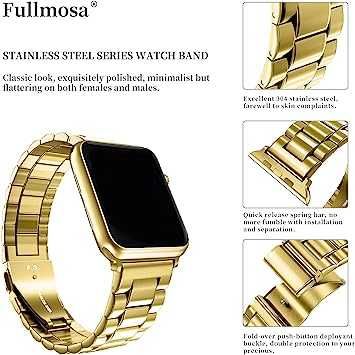 Bransoletka do Apple Watch złota