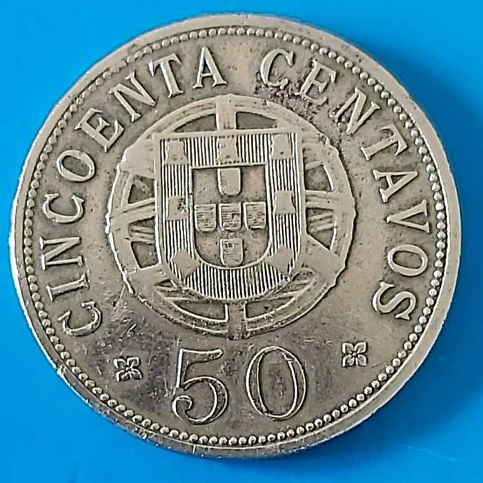 50 Centavos de 1927, Republica Portuguesa, Angola