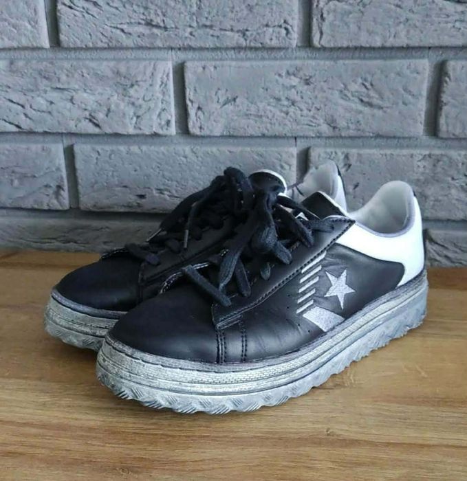 Sneakersy trampki Converse rozmiar 39 skórzane na platformie
